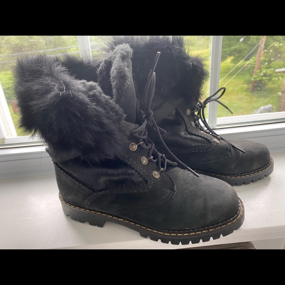 Vintage Sorel Black Boots Sz 7